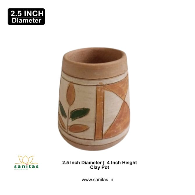 Terracotta Designer Pot 2.5 Inch - Image 2