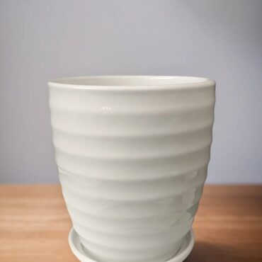 Transform Your Interiors with Ceramic Elegance-5 Inch * 6 Inch Pot ||GJ037
